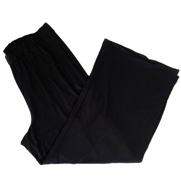 Tahari Black Pants Pull On Stretchy Flowy Day into Evening Size 3X - Picture 3 of 12